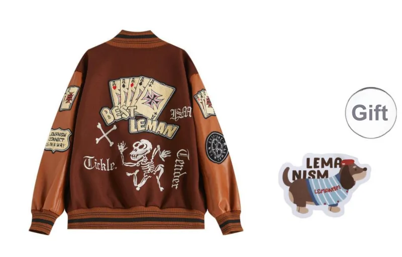 LEMANISM Baseball Jacket Unisex-1