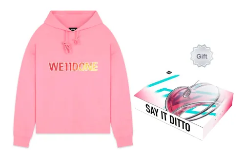 WE11DONE Sweatshirts Unisex Pink - Gift Box Sets