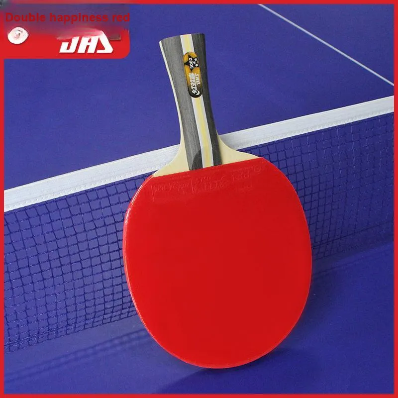 DHS Ping Pong Paddles Unisex All Wood Red-1
