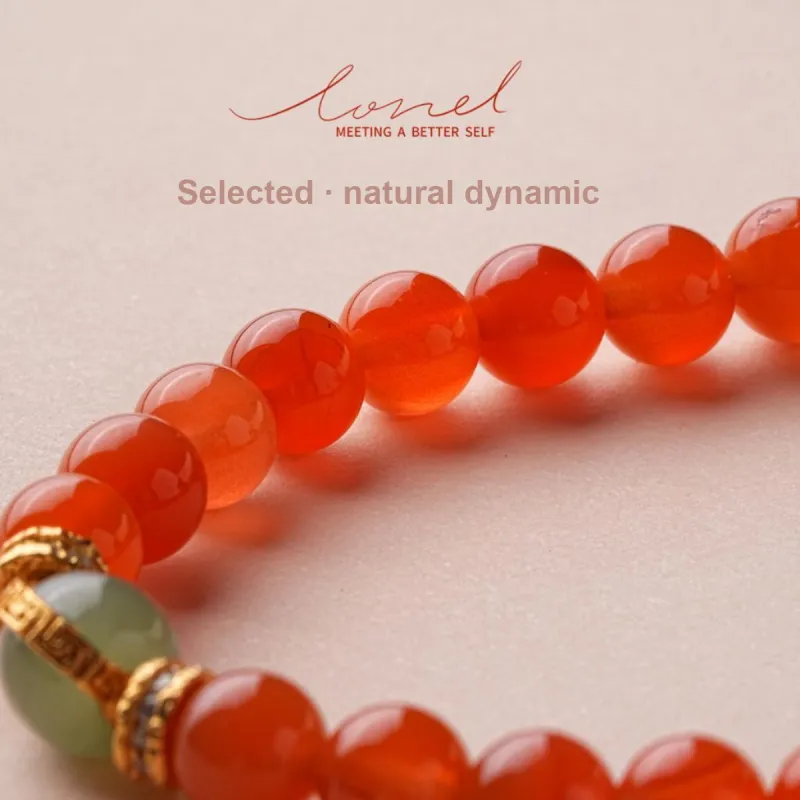 Amy's Garden Southern Red Agate Bracelets Women's-10