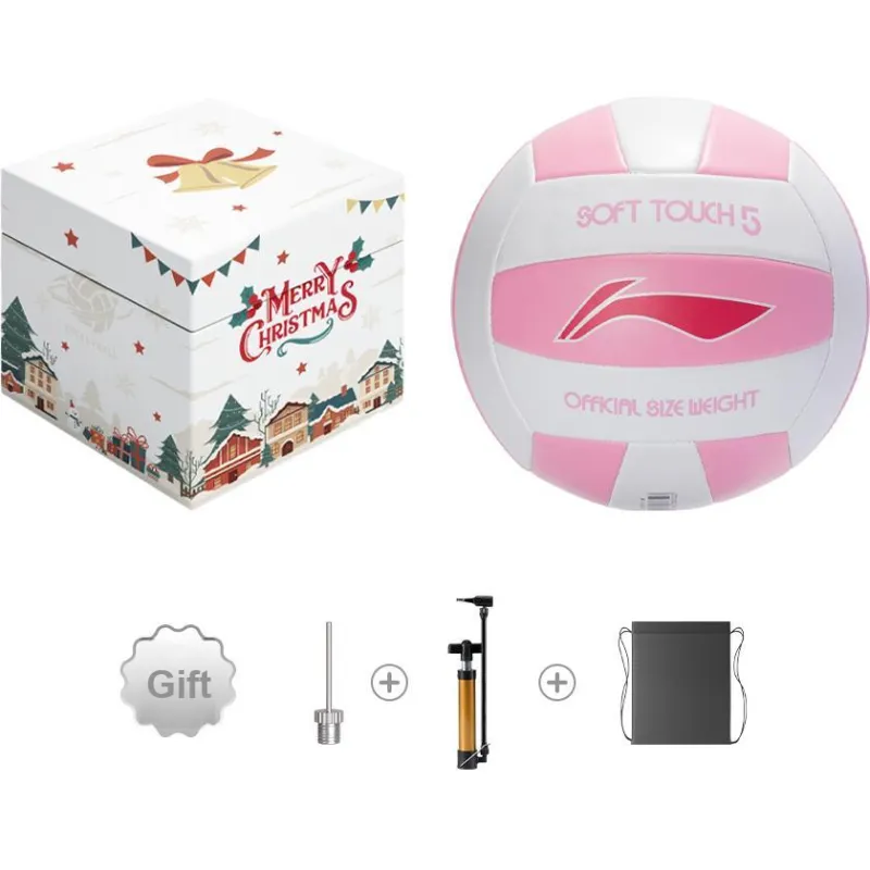 LiNing Volleyball Size 5 Ball Pink-1