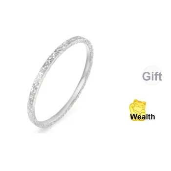CHINA GOLD S999 Fine Silver Bangles Women's
