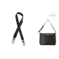 Hobo Black Crossbody Shoulder Strap 78-108cm