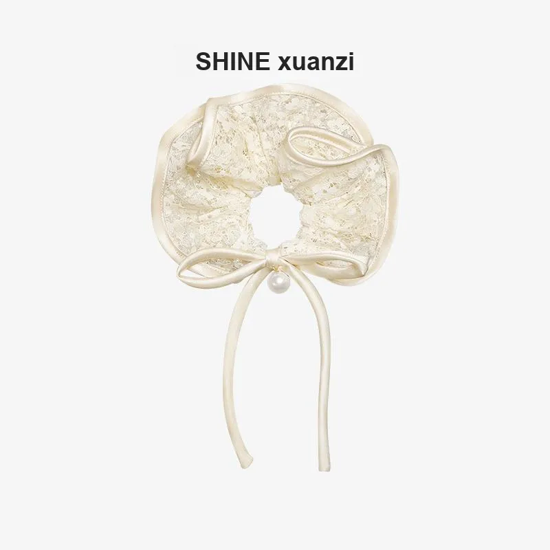 SHINE Fabric, Shell Pearl Hair Tie Women's-4