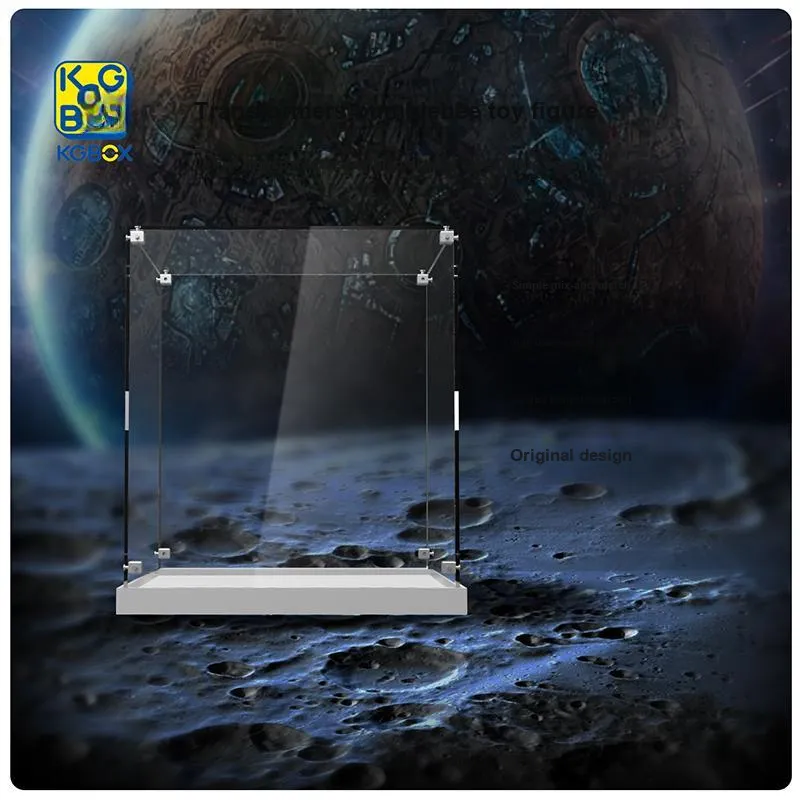 KGBOX For 3AThreezero Transformers Bumblebee Optimus Prime Acrylic Transparent Display Case Model Accessories-2