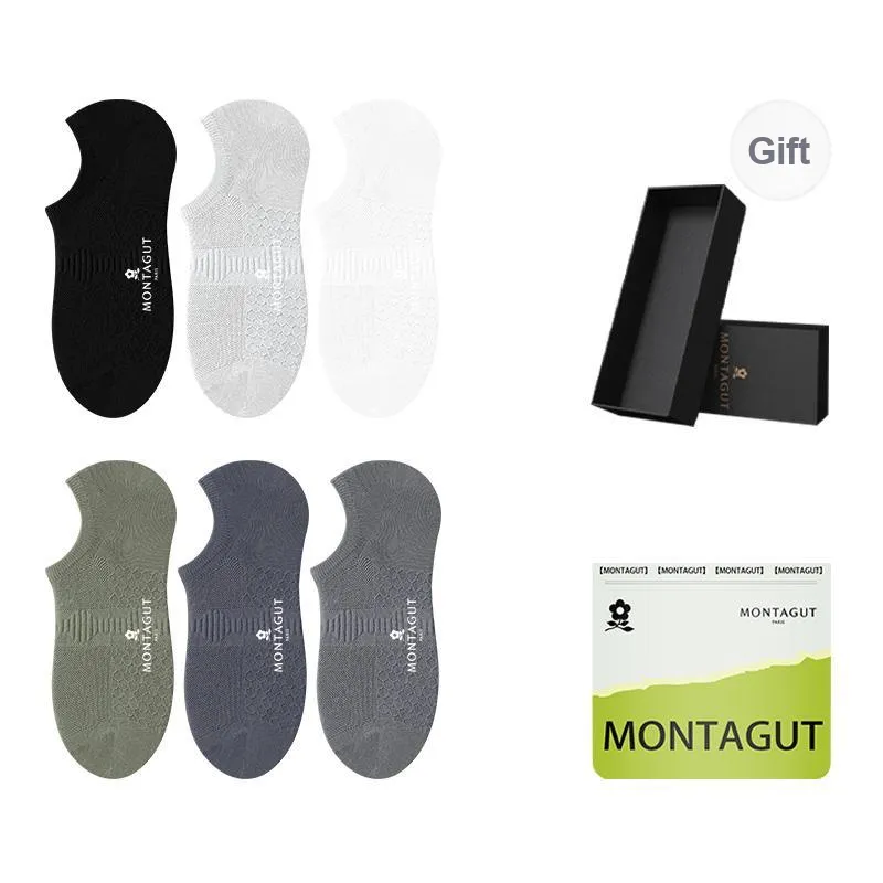 Montagut No Show Socks Men's Gift Box Combination-72