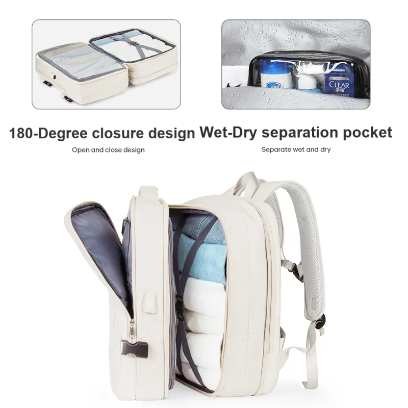QING QI ZHE Fabric Travel Bags Backpack Regular Unisex Multicolor-16