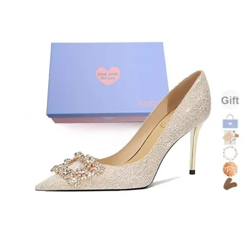 Xingdiman Низкий каблук Высокие каблуки Женские Набор в подарочной коробке