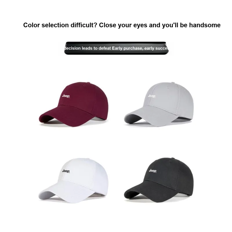 Jeep Cotton Baseball Caps Unisex-2