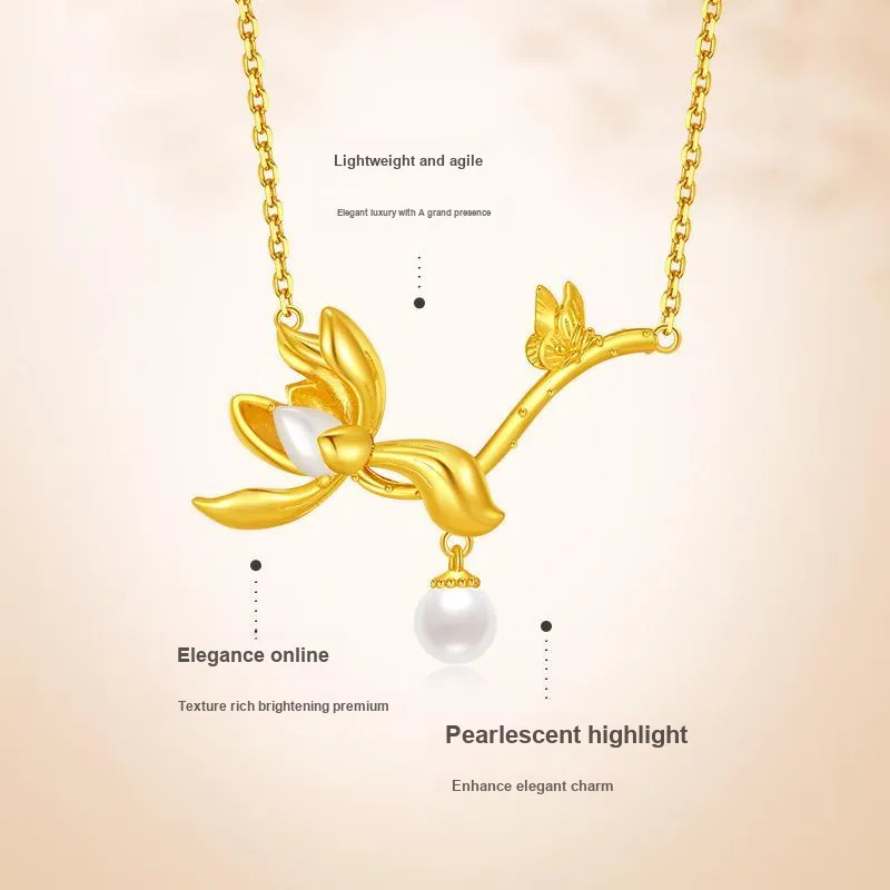 CHAOHONGJI S925 Silver Necklaces Women's-1