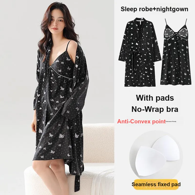 NOME Nightgown Sleep Robe Women's-2