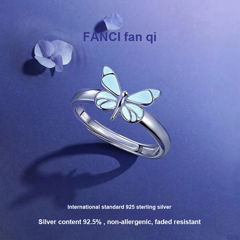 FANCI S925 Silver Rings Women's-3