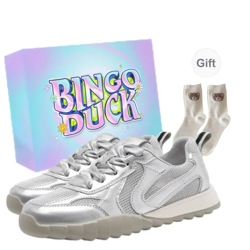 BINGO DUCK Coverage Breathable Low Top Casual Shoes Women's-0