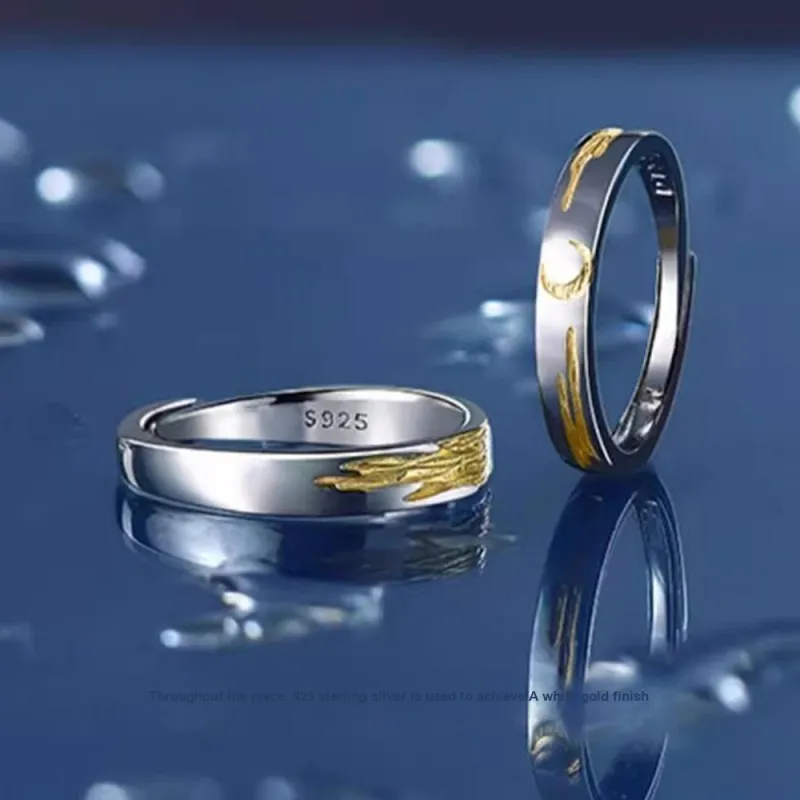 FOREVER MELODY 925 Sterling Silver Rings Unisex-3