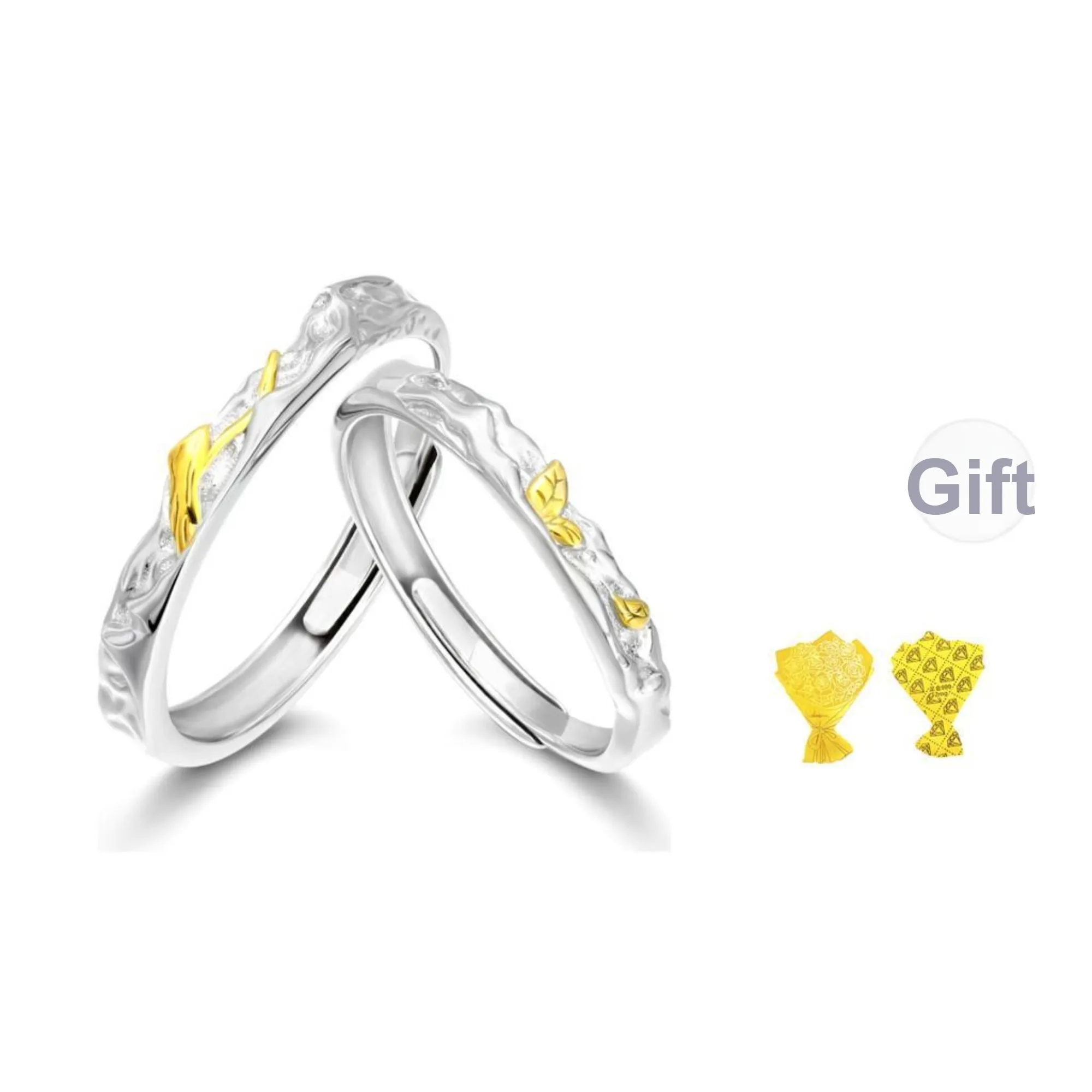 Central Fashion Silver 925 Rings Unisex