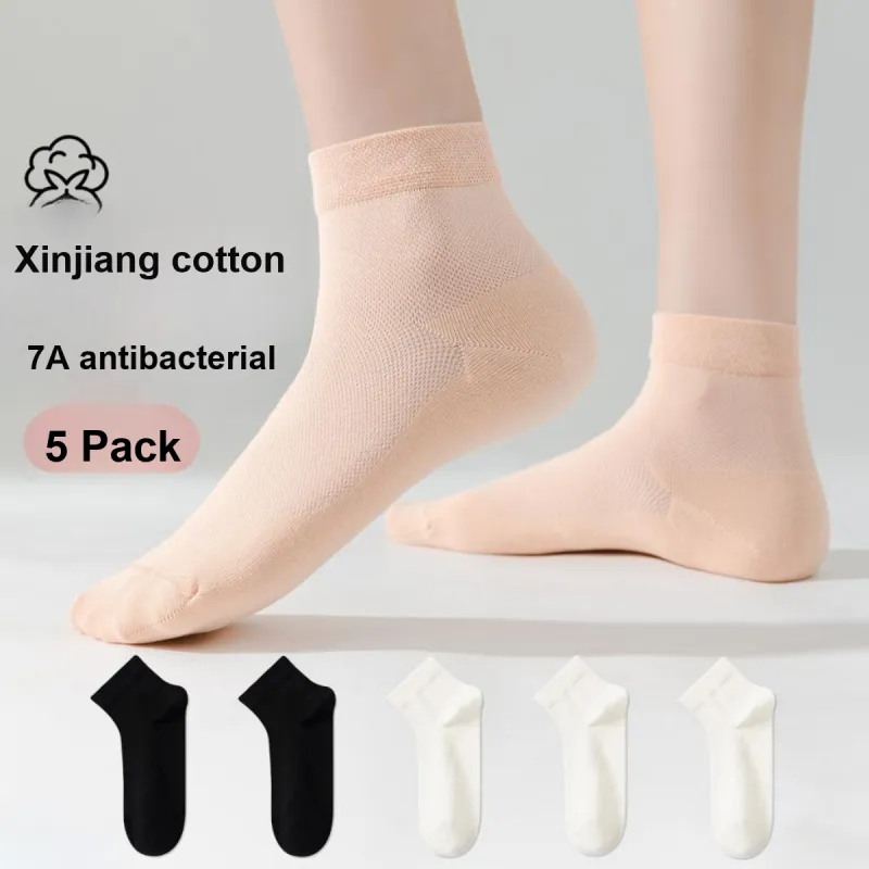 Shuya Mid Calf Socks Women's 5 Pack-3