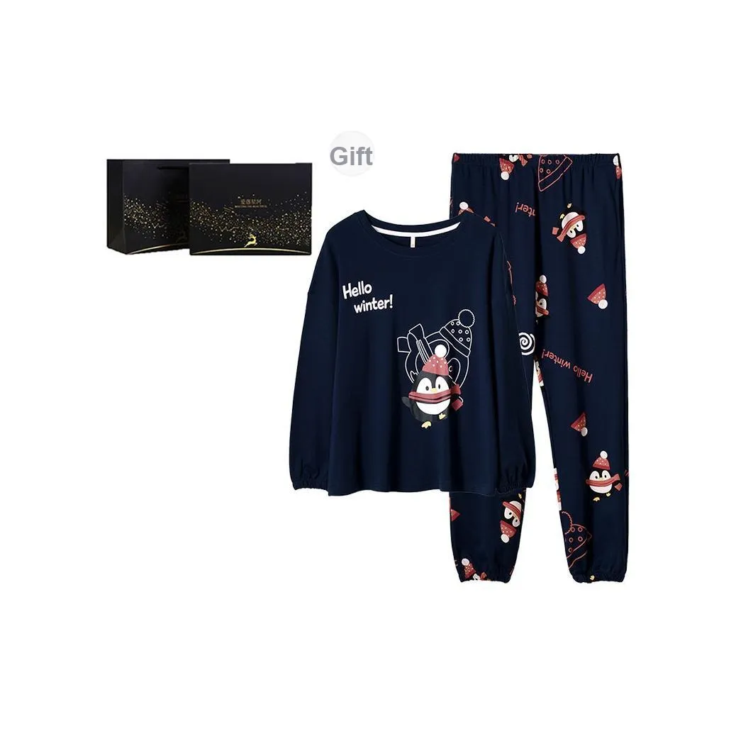 Dorame Pajama Набор Женские Gift Box Set Королевский синий