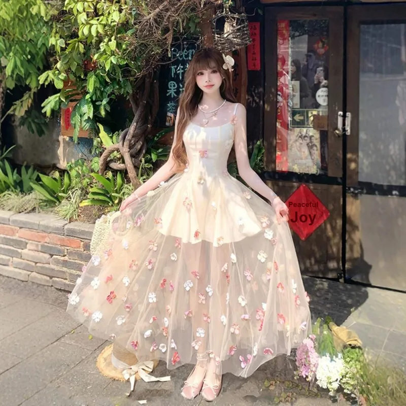 FLIM Slip Dress Women's Light Pink-10