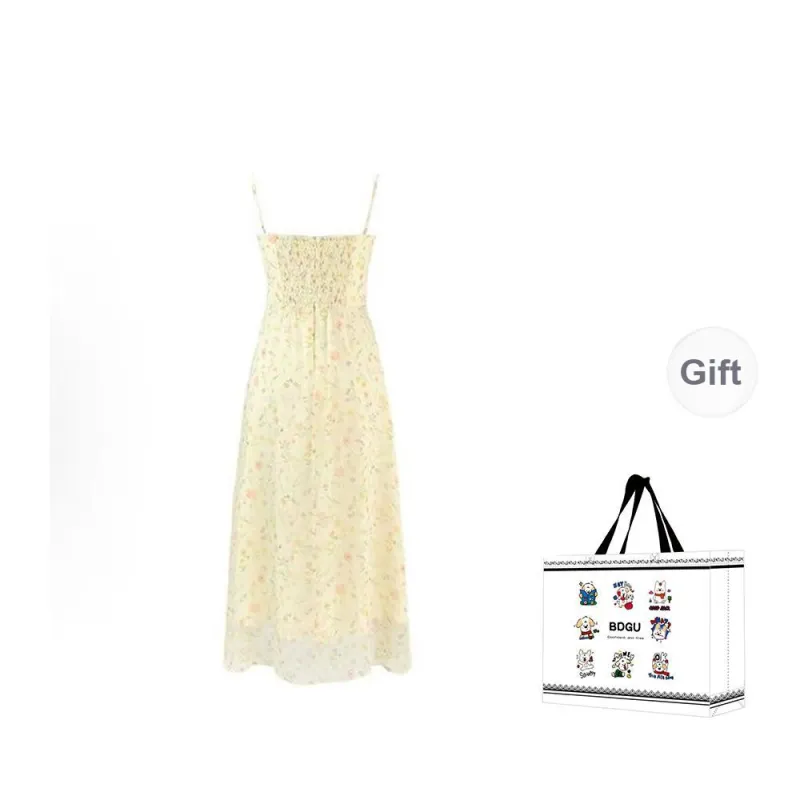 BDGU Slip Dresses Women's Yellow-1