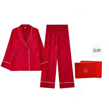 Shanghai Story Pajama Set Women's Gift Box Set Red