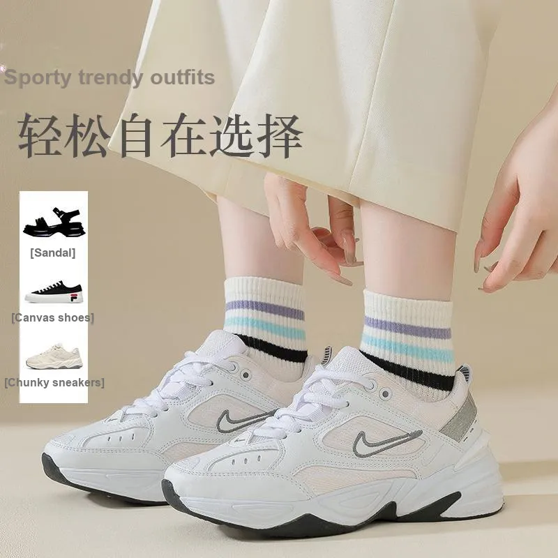 Lan Miao Mid Calf Socks Women's 5 Pack-4