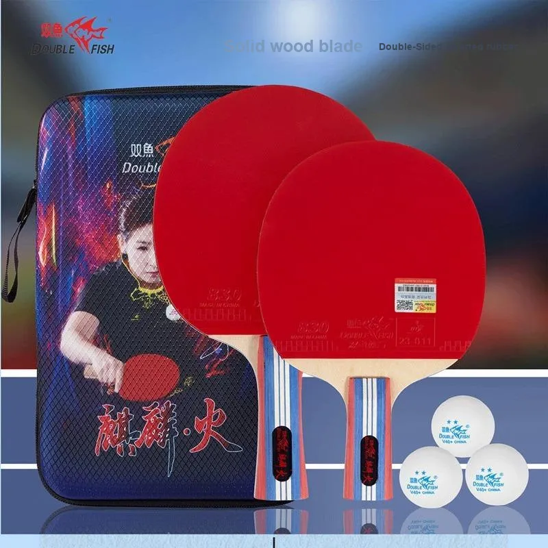 DOUBLEFISH Ping Pong Paddles Unisex All Wood-1