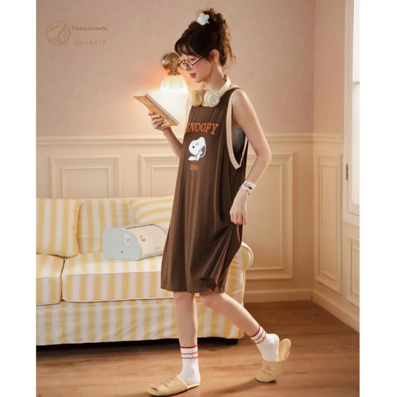 Gongdie x SNOOPY/, Nightgown Women's Gift Box Set-4