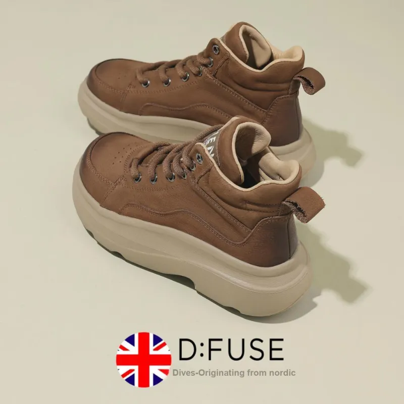 D FUSE SCANDINAVIA Ankle Boots Women's Khaki-3