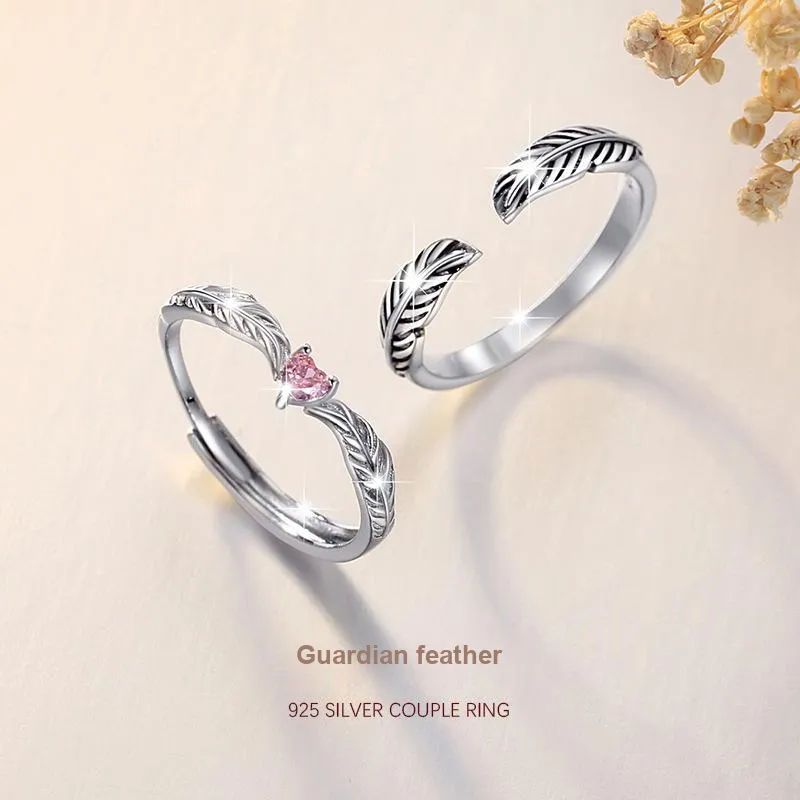 PHOENIXSILY 925 Sterling Silver Rings Unisex-1