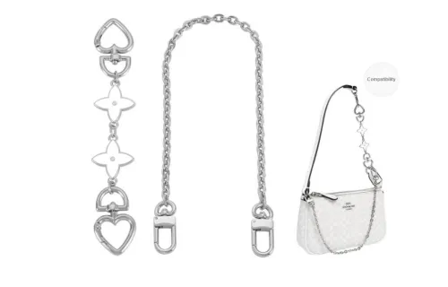 Lan Bao Fan Alloy Bag Accessories Women's Silver