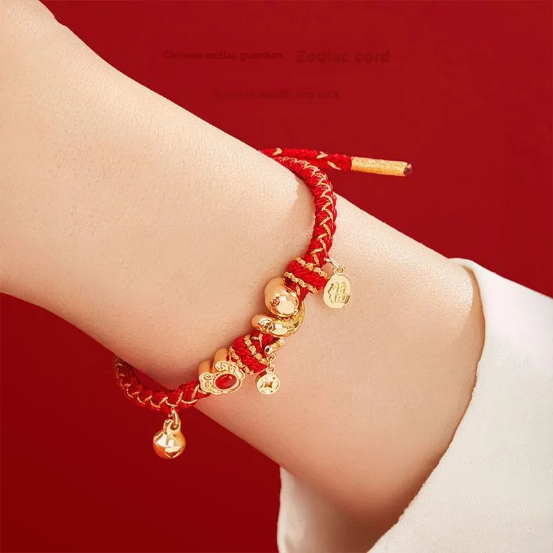 TUTAE Alloy Bracelets Unisex Red-5