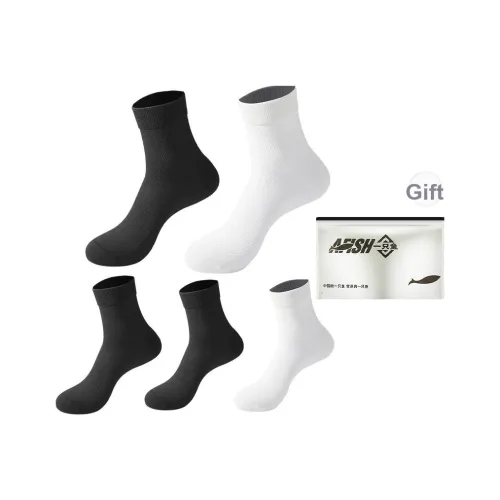 AFISH Носки Crew Мужские упаковка из 5 пар сумка для покупок