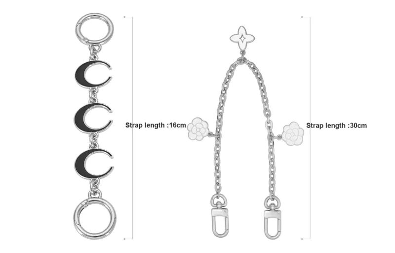 Lan Bao Fan Metal, Alloy Bag Accessory Women's Silver-11