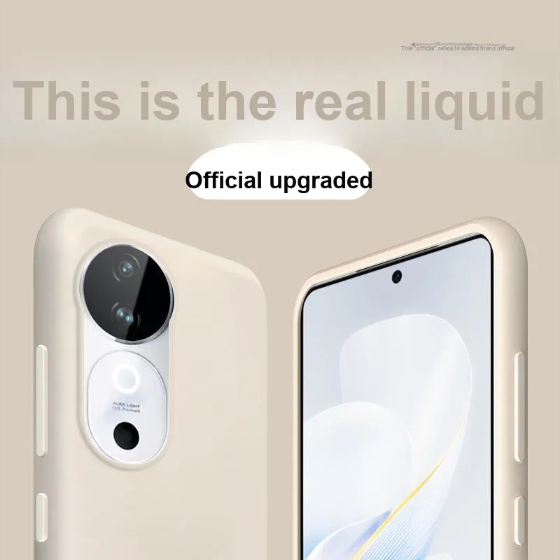 ZHUOJI Silicone Material Phone Cases Compatible With Vivo S19/S19 Pro Case Impact Resistant Advanced Fashionable Simple-9