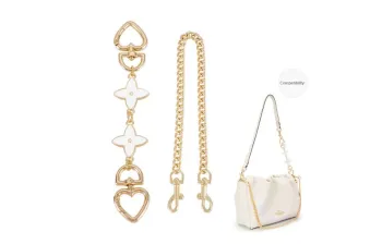 Lan Bao Fan Alloy Bag Accessories Women's Gold-Tone