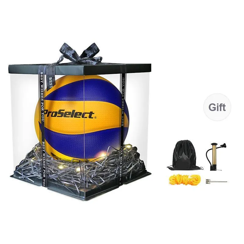 ProSelect Microfiber Size 5 Volleyball Unisex Blue Yellow-4