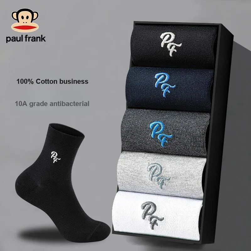PAUL FRANK Mid Calf Socks Men's Box 5 Pack-36