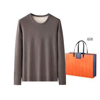 ROBINHOOD Thermal Tops Men's Gift Box Set Dark Umber
