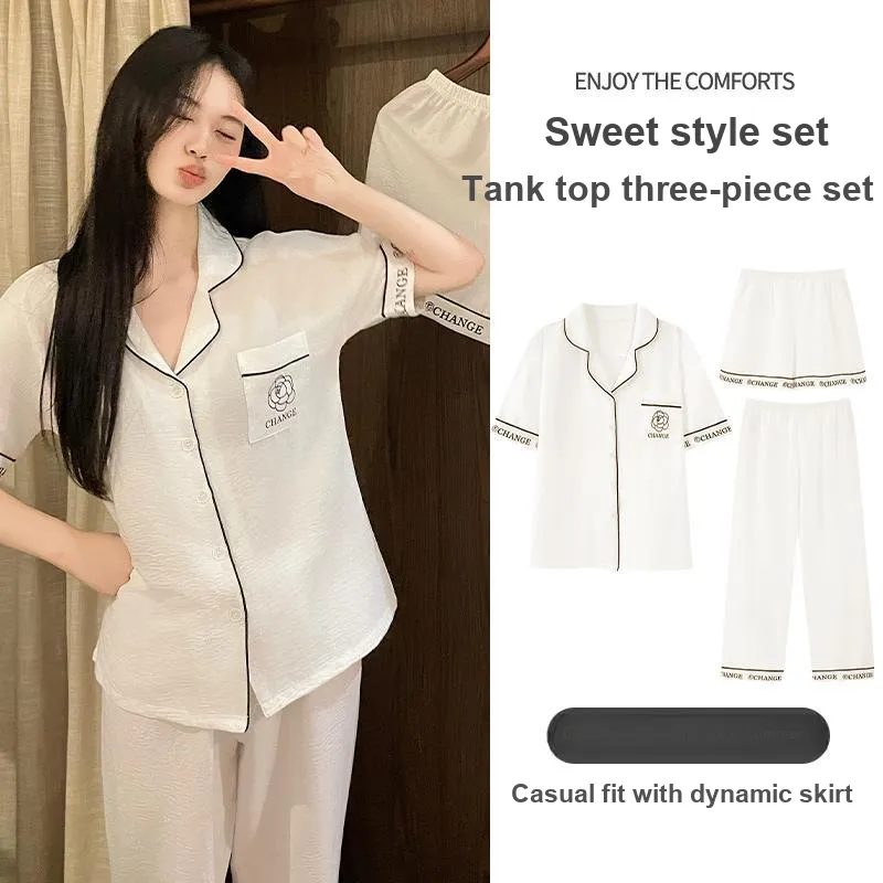 MADALLO Pajama Set Women's White-1
