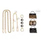 [Three-Piece Set Underarm]Black 3C Extender Chain+Decorative Chain 30cm+Underarm Chain 60cm