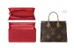 Onthego Red Plush Liner (Compatible with Medium Size)