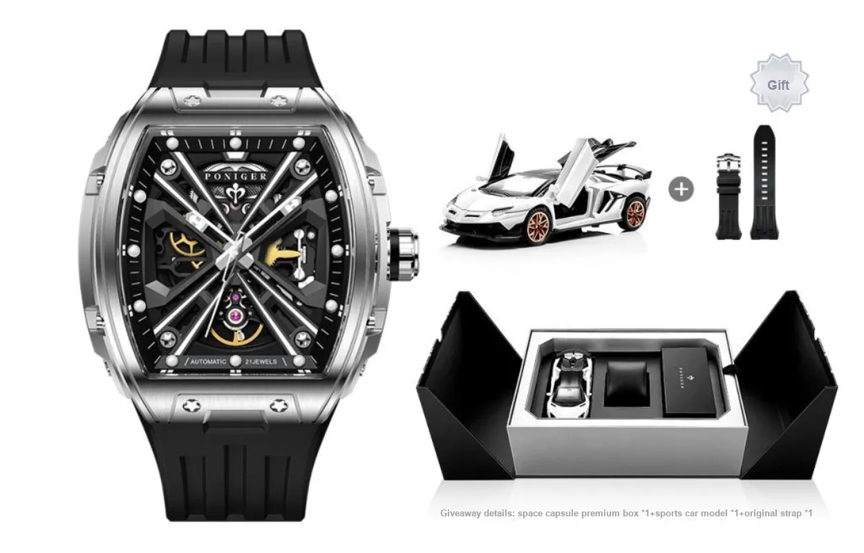 PONIGER Men's Watch