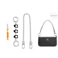 Black 3C Letter Extender Chain+40cm Decorative Chain-with Screwdriver