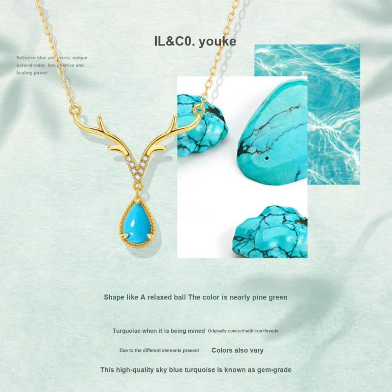 IL&CO. Turquoises Necklaces Women's-3