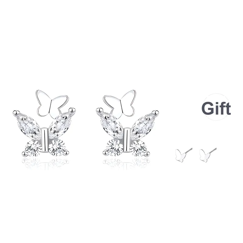 Barbie 999 Fine Silver Stud Earrings Women's-0