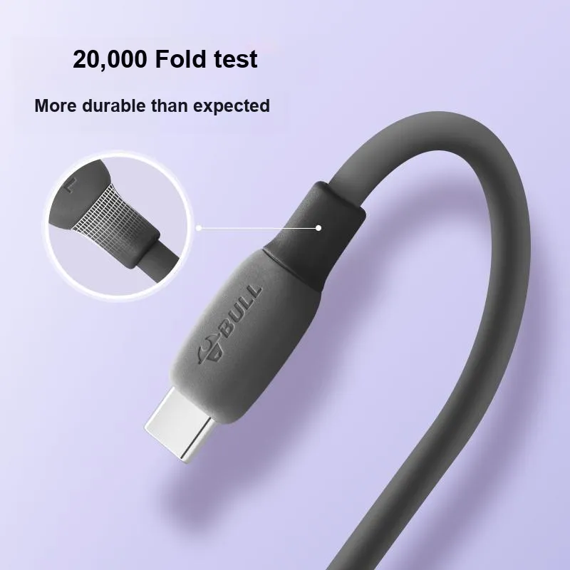 BULL G JCC110C 1m Type C To Type C Anti Collapsible Cables-26