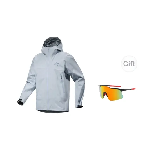 Arcteryx Beta Series Windbreaker Jackets Men Dawn Blue - Includes Glasses