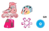 Pink K7 Clothing Sets (K7 Helmet+KP1 Protective Gear+Bag)