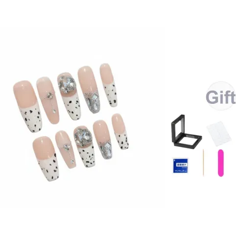 XNTX Звездная точка Фантастический Премиум EXPERIENCE False Nail Овал Cool Color Series Smudge Instagram Style