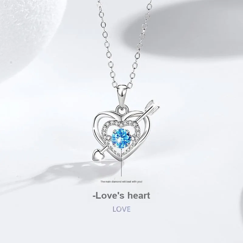 KEMLAIDA 999 Fine Silver Zircon Necklaces Women's-1